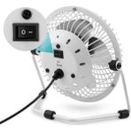 DNR Bilişim Laptop Pc Metal Masaüstü Serinletici Fan Beyaz USB Kablolu USB 18 Cm. Vantilatör