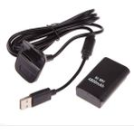 DNR Bilişim Xbox 360 Joystick Şarj Kiti USB + Batarya Kablosu Birlikte