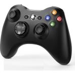DNR Bilişim Xbox 360 - Slım + PC Bilgisayar Controller Wireless Kablosuz Oyun Kolu Joystick - Siyah