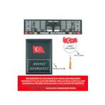 dnsl grup KİŞİYE ÖZEL ARAÇ PLAKALIK 2 ADET PLAKALIK RUHSAT KABI AYNA SÜSÜ