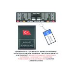 dnslgrup Kişiye Özel Isimli Araç Plakalık 2 Adet Plakalık Ruhsat Kabı Anahtarlık