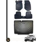 Dnz Nissan Qashqai 2014-2020 3D Havuzlu Oto Paspas ve Bagaj Havuzu Nora Set - Siyah