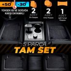 Dnz Skoda Fabia 1 Hatchback 1999-2007 3D Zebra Pro Siyah Oto Paspas
