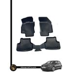 Dnz Volkswagen Golf 7 3D Araca Birebir Uyumlu Inox Oto Paspas - Siyah
