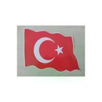 DNZSM DNZ-011317 Türk Bayraği Sticker 16,5X12Cm Ay Yildiz Sticker - Türk Bayraği Etiketi - Türk Bayraği Çikartmasi