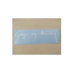 DNZSM GAZİ MUSTAFA KEMAL ATATÜRK STİCKER Beyaz 22x6cm ATATÜRK İMZASI STİCKER, ATATÜRK ETİKETİ, ÇIKARTMASI DNZ-011302