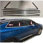 Dnzstore Opel Grandland x Suv Uyumlu Cam Çıtası 6 Parça Paslanmaz Çelik 2017 -