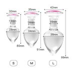 Do it Love - Kristal Anal Plug Set - 3 Boy Cam Anal Tıkaç ve Kalem Vibratör Set - An*l Plug Set 4 Lü