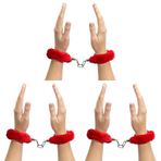 Do it Love - Tüylü Kelepçe, Fantezi Kelepçesi, Metal Anahtarlı Kelepçe (3 paketi)