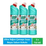 Doa Ultra Çamaşır Suyu Beyaz Sabun Kokulu 3 x 750 ml