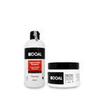 Doal Yıpranmış Saçlar için Yoğun Onarıcı 400 ml Şampuan + Keratin Argan 250 ml Onarıcı Maske