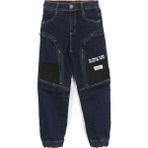 DobaKids Fermuarlı Cep Detaylı Jogger Erkek Çocuk Denim Pantolon Lacivert 001-0001974 - 6 Yaş - Comford