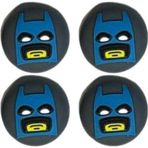 Dobe Batman Maske Ps5/Ps4/Ps3/Xbox One/One X/One S/Series X/Series S 3D Analog Silikon Koruyucu -4 Adet