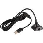 Dobe Microsoft Xbox 360 Joystick Gamepad USB Şarj Kablosu - Siyah