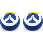 Dobe Overwatch PS5/PS4/PS3/Xbox One/One X/One S/Series X/Series S 3D Analog silikon Koruyucu -4 Adet