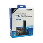 Dobe Playstation 4 Uyumlu Slim Ps4 Pro Fanlı Stand ve Oyun Kolu USB Şarjlı Ps4 Şarj Stand - Siyah
