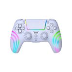 Dobe Playstation 4 ve Pc Için Rgb LED Kablosuz Kontrol Cihazı - Beyaz