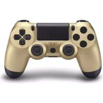 Dobe Ps4-Pc-Android Box-Android-Ios Telefon Tablet Uyumlu Titreşimli Bluetooth Oyun Kolu - Gold
