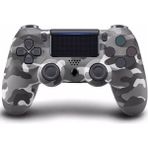Dobe Ps4-Pc-Android Box-Android-Ios Telefon Tablet Uyumlu Titreşimli Bluetooth Oyun Kolu - Gri Kamuflaj