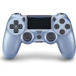 Dobe Ps4-Pc-Android Box-Android-Ios Telefon Tablet Uyumlu Titreşimli Bluetooth Oyun Kolu - Titanyum Mavisi