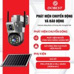 Dobest VCS09 4g Güneş Enerjili Güvenlik Kamerası IP66 Su Geçirmez, Tam Renkli Gece Görüşü, Insan Hareket Algılama, Iki Yönlü Ses Iletişimi, 128 GB Tf Kart Desteği; Bahçe, Ev ve Mağazalar Için Uygun Kamera