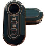 Doblo Ducato Boxer Jumper Uyumlu Nano Silikon Kumanda Anahtar Kılıfı Oto Anahtarlık Gri Gold