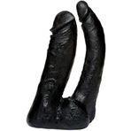 Doc Johnson Üst Düzey Realistik Dokuda Silikon Malzemeden Üretilmiş Double Penetrator 16 Cm Dildo
