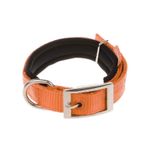 Doca 40 cm DP35 01504 Dokuma Kumaş Yumuşak Doku Turuncu Boyun Tasması