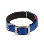 Doca 45 cm DP35 01511 Dokuma Kumaş Yumuşak Doku Mavi Boyun Tasması