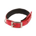 Doca 60 cm DP35 01534 Dokuma Kumaş Yumuşak Doku Kırmızı Boyun Tasması