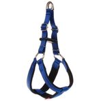 Doca XL DP35 02043 Dokuma Kumaş Yumuşak Doku Mavi Göğüs Tasması