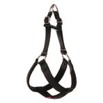 Doca XS DP35 02009 Dokuma Kumaş Yumuşak Doku Siyah Göğüs Tasması