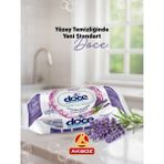 Doce Lavanta Kokulu Yüzey Temizlik Havlusu 100 Yaprak | Pratik Hijyenik Temizlik Mendili