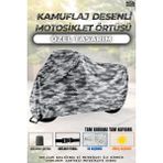 Dock Kamuflaj Desenli Salcano Astro 100 Kilit Uyumlu Motosiklet Brandası(Tam Koruma)