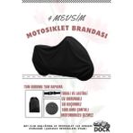 Dock Siyah Salcano Tiger 100 Motosiklet Brandası(4 Mevsim)