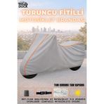 Dock Turuncu Fitilli Salcano Astro 100 Uyumlu Gri Motosiklet Brandası