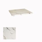 Dockers 60x60 Bianco Carrara Beyaz Werzalit Masa Tablası