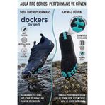 Dockers By Gerli Siyah/Lacivert Erkek Deniz Ayakkabısı - Hızlı Kuruyan Plaj, Havuz ve Deniz Sneaker