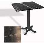 Dockers Çipa Döküm Ayak Kare Masa 70X70 cm - (Werzalit, Wermodin ve Allzalit Tabla) - Palazzo