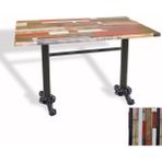 Dockers Çipa Döküm Ayak Masa 80X120 cm - (Werzalit, Wermodin ve Allzalit Tabla) - Redwood