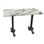 Dockers Çipa Laminat Tabla Afyon Marble 80x120 cm Cafe Masa