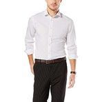 Dockers Erkek Refined Poplin Gömlek Gömlek, Beyaz, L