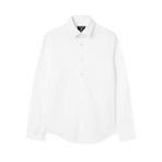 Dockers Erkek Refined Poplin Gömlek Gömlek, Paper White, XXL