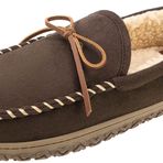 Dockers Erkek Terlik, Mikro Süet Deri Kravatlı Mokasen, Kahverengi, Beden 8, Kahverengi, 41 EU