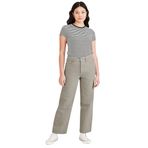 Dockers High Waist Jean Cut Straight Fit Yeşil Kadın Pantolon