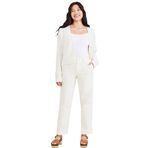 DOCKERS High Waisted Chino Straight Fit Pantolon Kadın Pantolon, Bej, 25W/ L