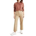 Dockers High Waisted Chino Straight Fit Pantolon Pantolon Kadın Bej 26