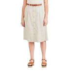 Dockers Kadın MIDI SKIRT Etek, Bej, 26W