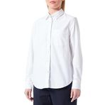 Dockers Kadın Original Woven Regular Gömlek Tişörtler, Beyaz (0000) (6980), S