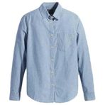 Dockers Kadın Original Woven Regular Gömlek Tişörtler, Mavi (0001), XS
